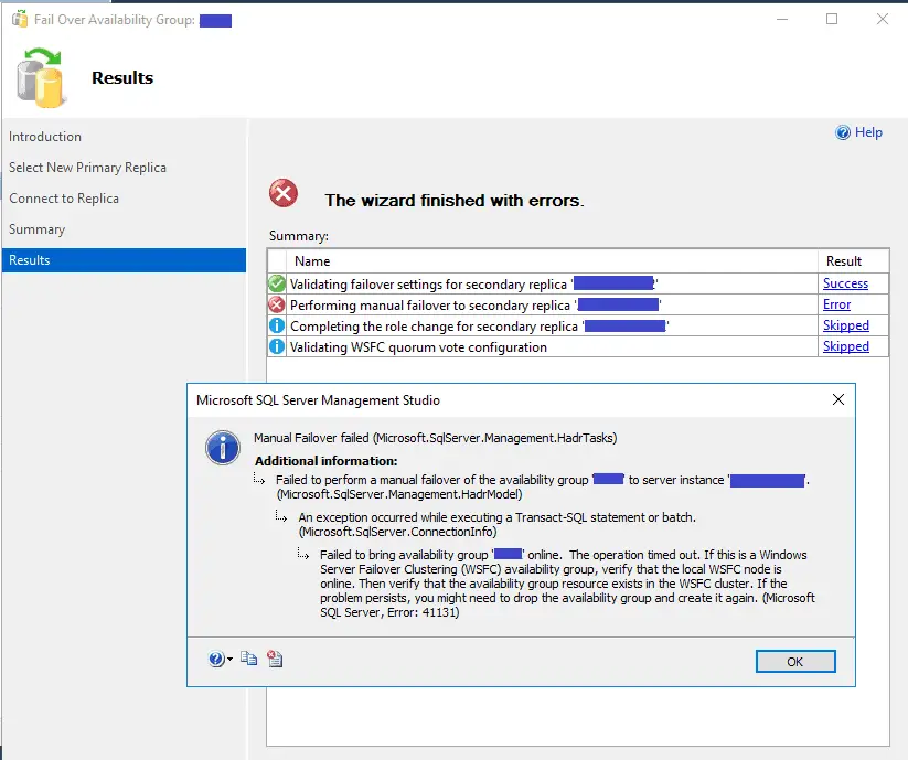 SQL Availability Group Failover 41131